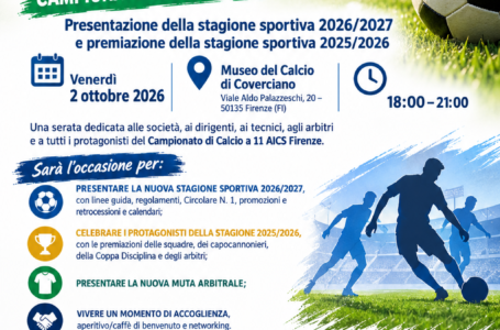 CAMPIONATO AMATORIALE DI CALCIO A 11 PRESENTAZINE NUOVA STAGIONE